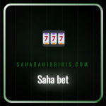 Saha bet platformunun ana sayfasını gösteren bir dizüstü bilgisayar.
