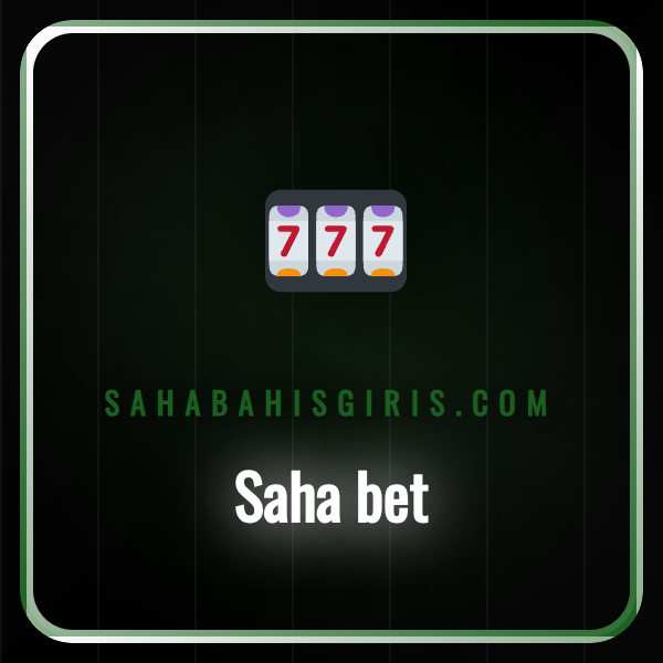Saha bet platformunun ana sayfasını gösteren bir dizüstü bilgisayar.