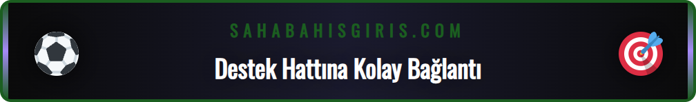 Kullanıcının Sahabet canlı yardım butonuna tıklama adımları.