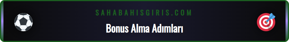 Adım adım Sahabet bonusu talep etme ve hesaba aktarma rehberi.