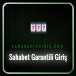 Sahabet garantili giriş adımları ile bir dizüstü bilgisayarda platforma erişen kullanıcı.
