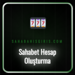 Sahabet hesap oluşturma formunu dolduran bir kullanıcının ekranı.