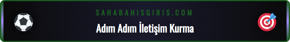 Bir kullanıcının Sahabet müşteri hizmetleri ile iletişim kurma adımları.