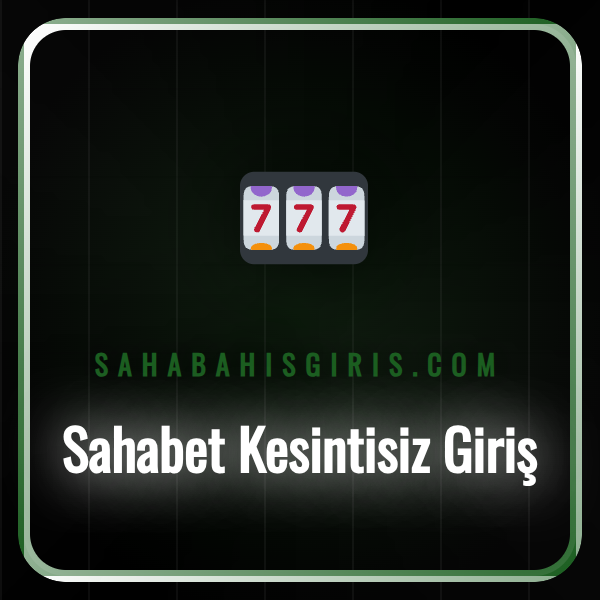 Bir dizüstü bilgisayar ekranında Sahabet kesintisiz giriş logosu
