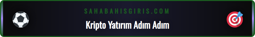 Sahabet hesabına kripto para ile yatırım yapma adımları rehberi.