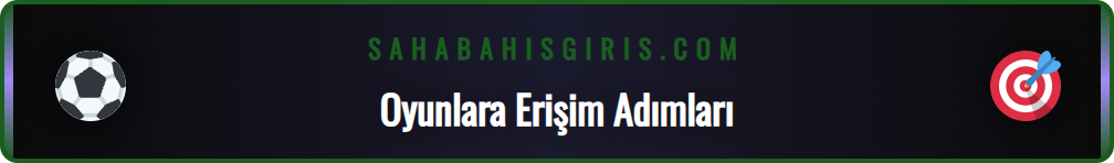 Bir kullanıcının Sahabet masa oyunu lobisine nasıl giriş yapacağını gösteren adımlar.