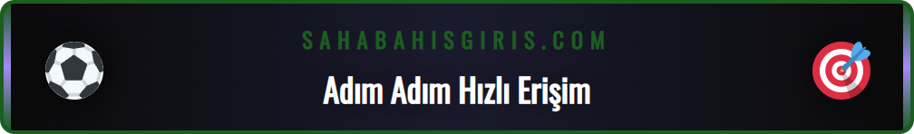 Sahabet hızlı mobil giriş için kullanıcı arayüzü ve menüler.