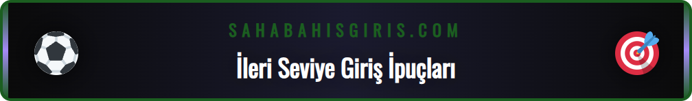 Sahabet sorunsuz giriş için uzmanlardan püf noktaları ve tavsiyeler.