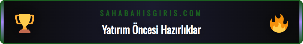 Sahabet hesabına güvenli yatırım yapmak için gerekli adımlar.