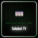 Sahabet TV platformunda canlı maç yayını izleyen bir taraftar.