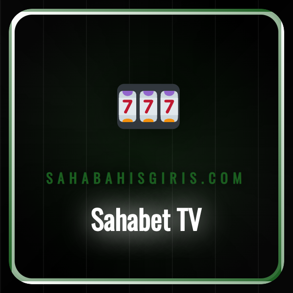 Sahabet TV platformunda canlı maç yayını izleyen bir taraftar.