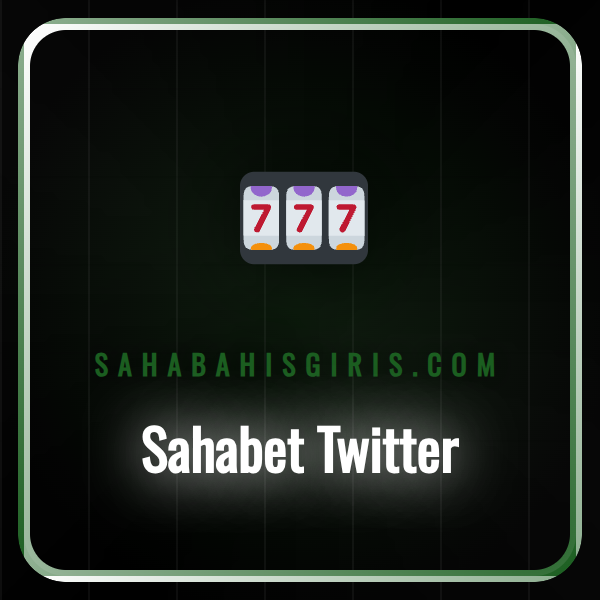 Sahabet Twitter hesabının mobil telefonda görünümü ve güncel giriş linki.